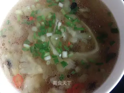 Sour bean soup