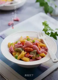 Homemade colored pasta