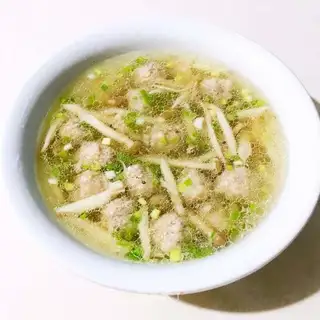 Spam mushroom soup