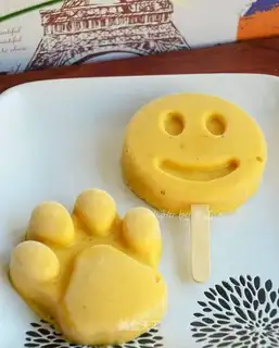 Banana mango ice cream
