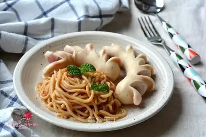 The tuna salami noodles