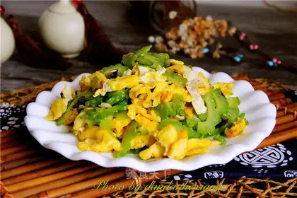 Scrambled duck eggs