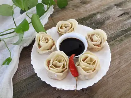 Rose dumplings