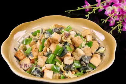Two eggs for tofu