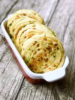 Onions of ham hair cakes