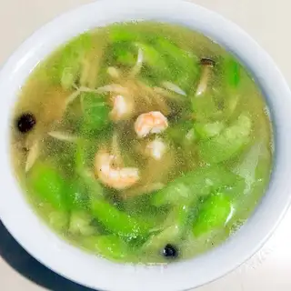 Shrimp smelt soup