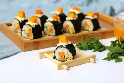 The golden sushi