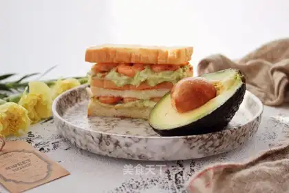 Shrimp butter sandwich