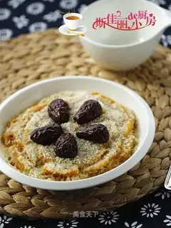 Red date rice evaporates pumpkins