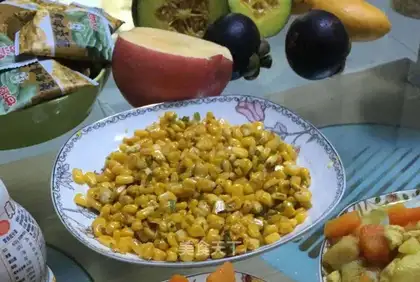 Pop the sweet corn peppers