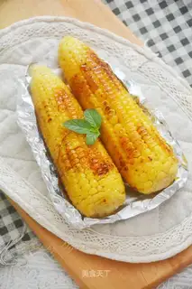Milky honey baked corn