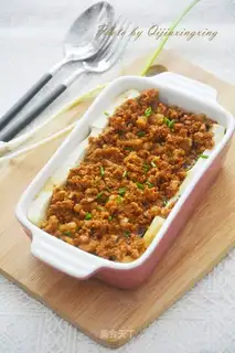 Meat and tofu