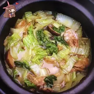 Shrimp cabbage