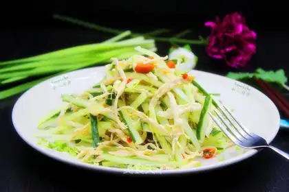 Chicken silk cucumbers