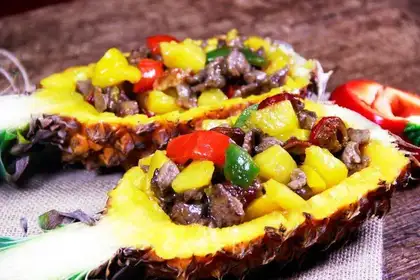 Pineapple beef