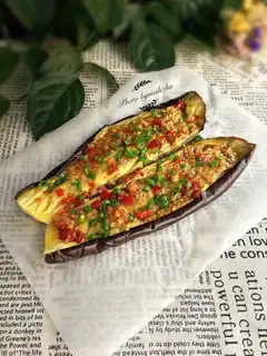 Roast eggplant