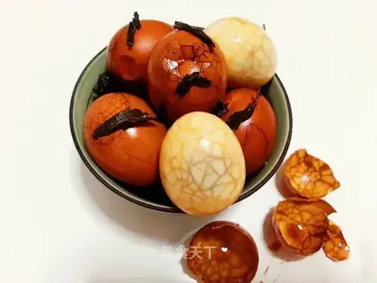 Five spicy tea eggs