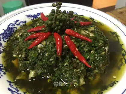 Two handsome-- peppered chicken