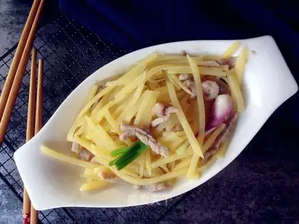 Spuded potatoes