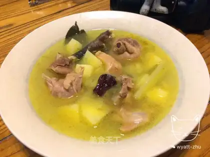 Old hen soup