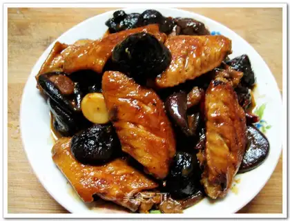 Beer and mushroom wings