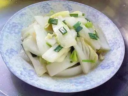 Chinese cabbage with onion flavor