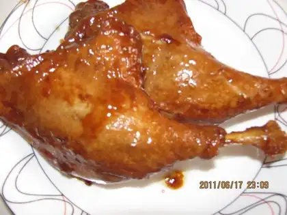 Duck legs in soy sauce