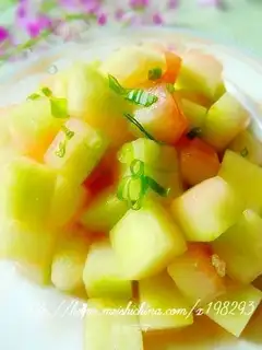 Cold watermelon peel