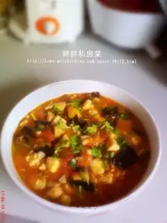 stir-fried tofu with tomatoes