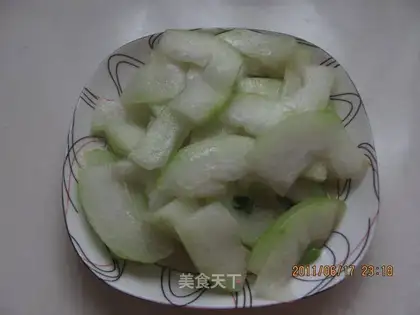 stir-fried wax gourd with vinegar