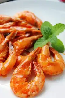 braised shrimp in oil