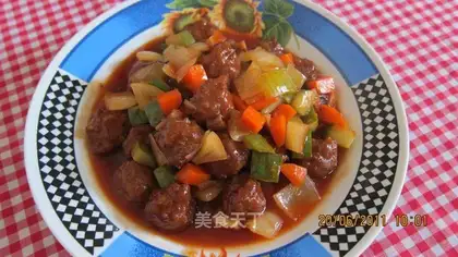 Sweet and sour meatballs