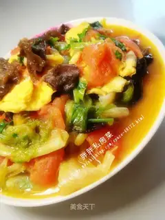 tomato scrambled eggs