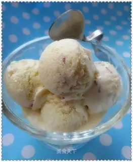 Cranberry ice cream