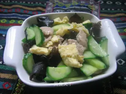 stir-fried moo shu pork