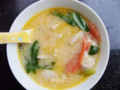 Tomato meat soup