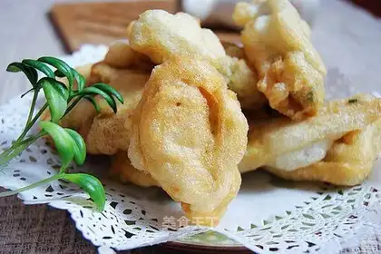 fried preserved spinach