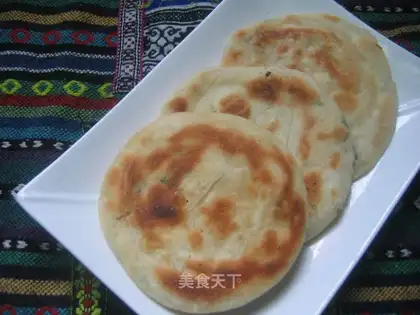 Pancakes with onion oil
