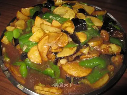 Home-style version of local three delicacies