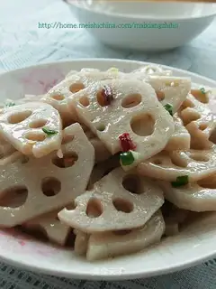 Sweet and sour lotus root