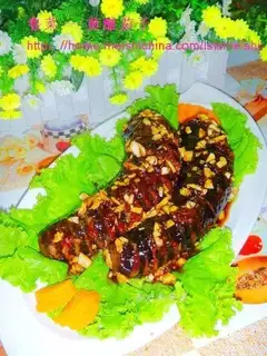 Pan-fried eggplant