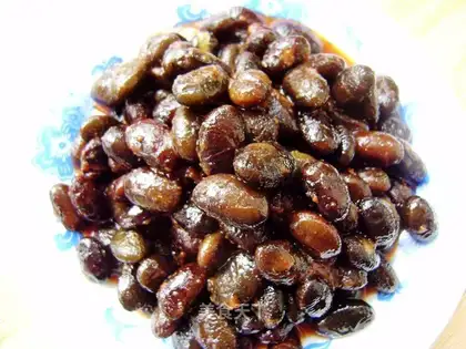 pickled black beans