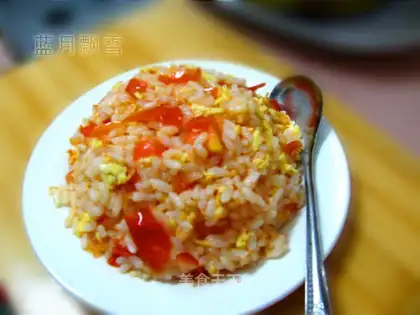 Tomato and egg fried rice