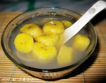 Banana sugar water