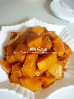 Sauce roasted pumpkin