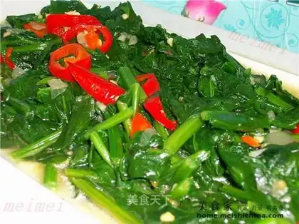 stir-fried spinach