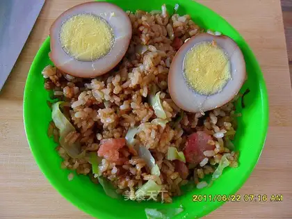 Sausage pot rice