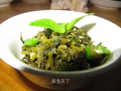 stir-fried bitter cabbage moss