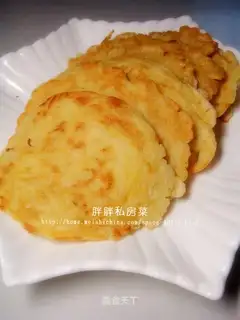 Pan-fried potato cake