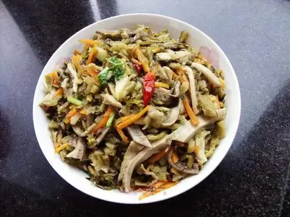 stir-fried tripe with cabbage